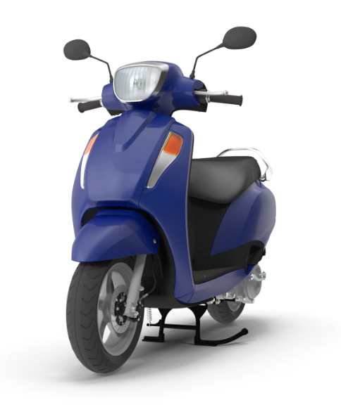 Blue-Scooter